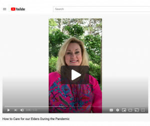 Youtube video screenshot of woman