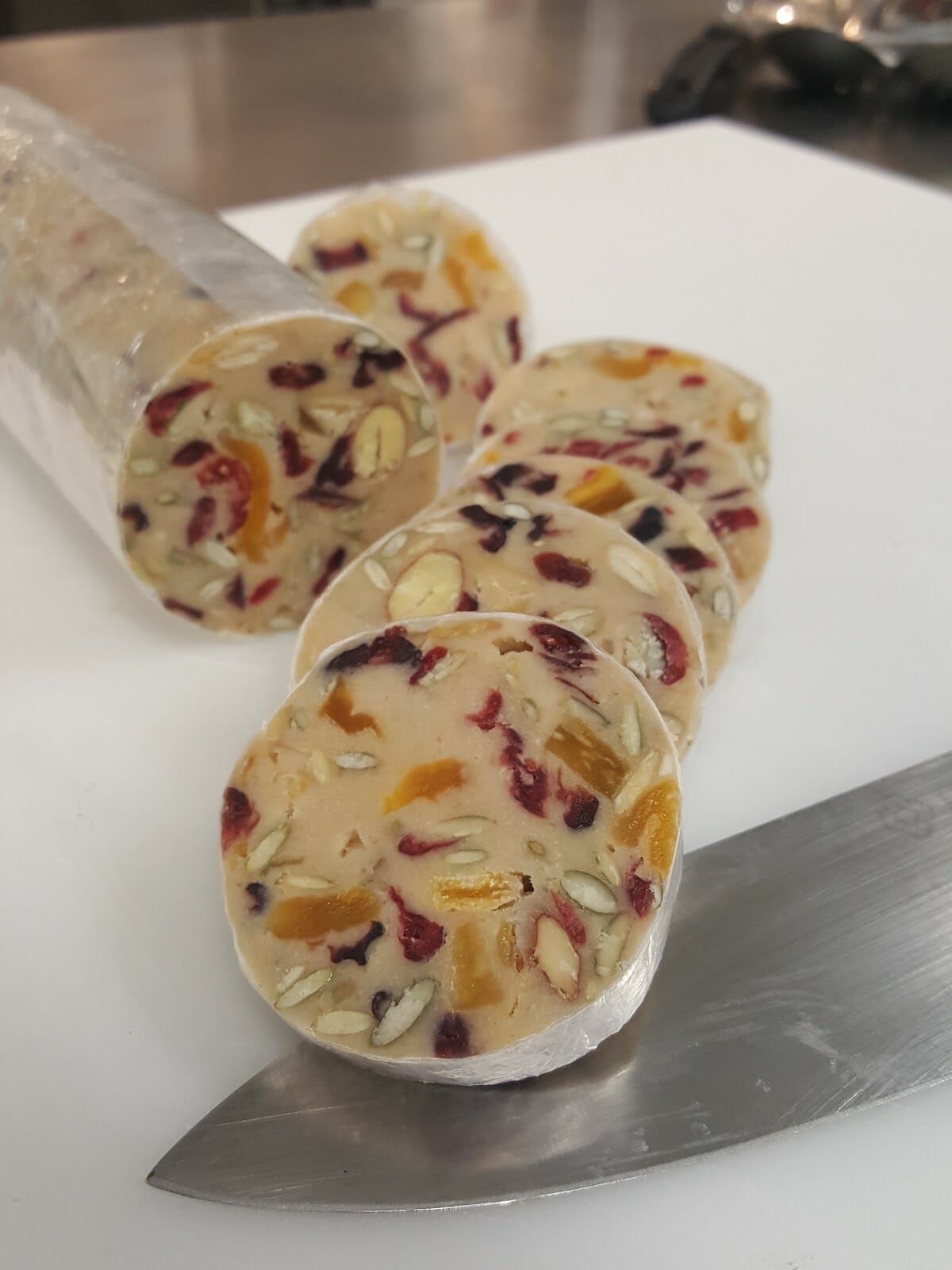 Fruitcake cookie dough