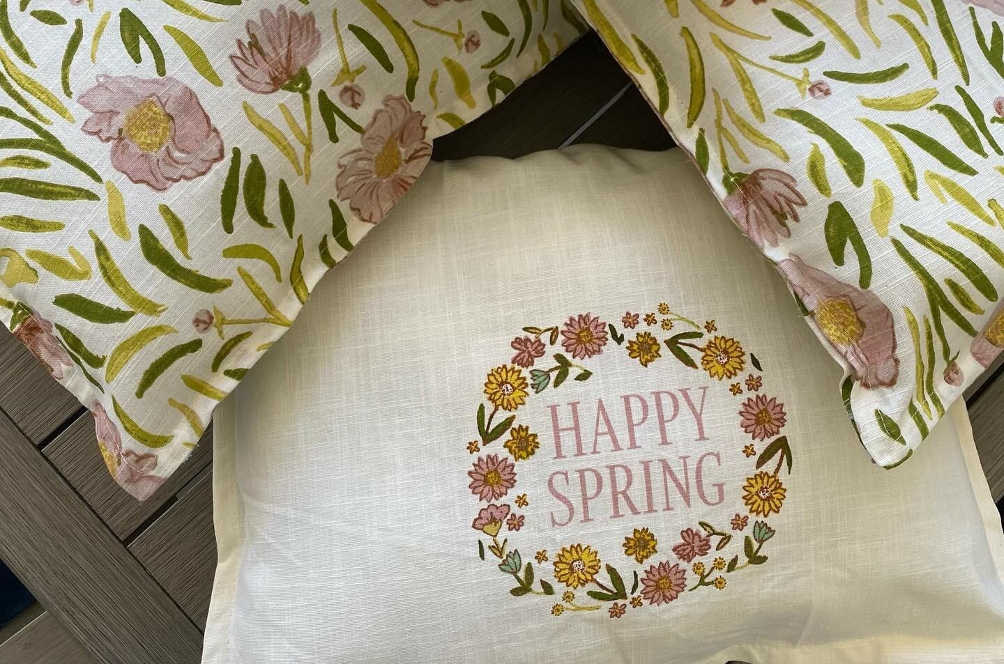 Pillows made by residents