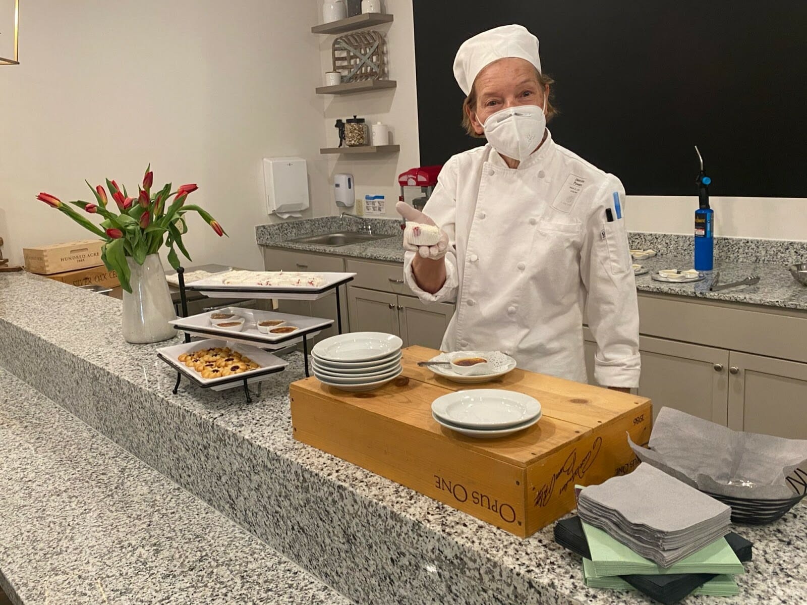 Chef at Vineyard Henderson Open House 