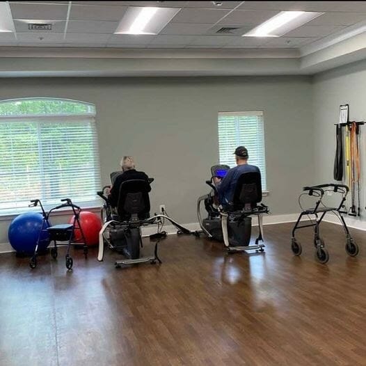 Residents Working Out 