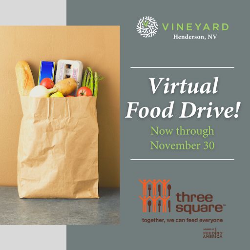 Virtual Food Drive Infographic